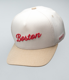 Boston Seaport Script Snapback Hat